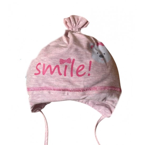 Cepure SMILE 42 cm kokvilnas divslāņu Iltom 0471 Cepure SMILE 42 cm kokvilnas divslāņu Iltom 0471