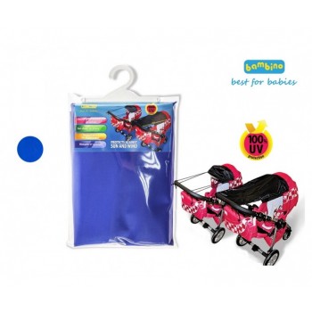 Saules aizsargs-nojume ratiņiem TOPGAL 210088 blue Saules aizsargs-nojume ratiņiem TOPGAL 210088 blue