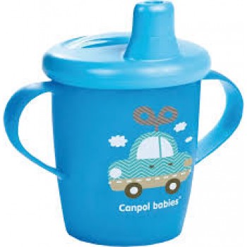 Mācību krūze neizlīstošā „Anywayup” Canpol 31/200 blue [A]