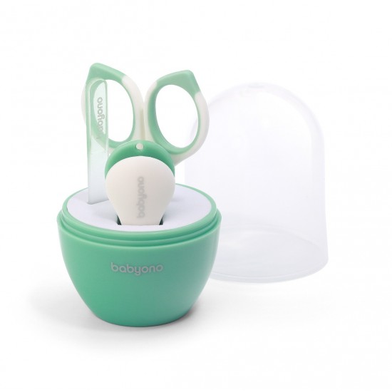 Kosmētiskais komplekts futrālī BabyOno 398/01 mint Kosmētiskais komplekts futrālī BabyOno 398/01 mint