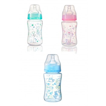 Pudele ar plato kakliņu 240 ml BabyOno 403