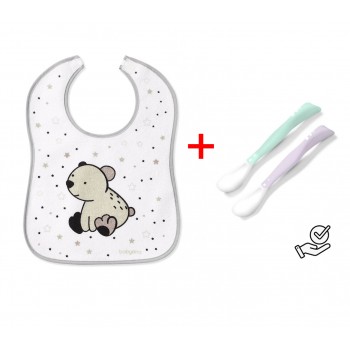 Priekšautiņš frotē 26x36 cm+elastīgas karotes (833+1066)-izdevīgi! BabyOno Priekšautiņš frotē 26x36 cm+elastīgas karotes (833+1066)-izdevīgi! BabyOno