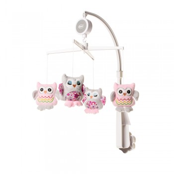 Karuselis OWLS pink 4BABY OP08