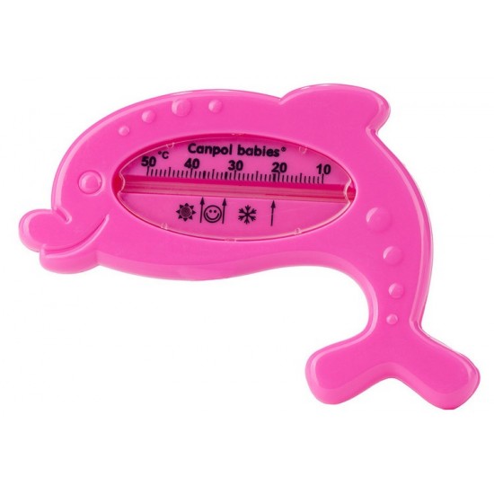 Ūdens termometrs DOLPHIN Canpol 2/782 pink Ūdens termometrs DOLPHIN Canpol 2/782 pink
