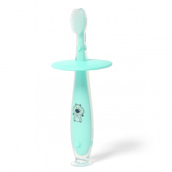 Drošā zobu birste BabyOno 552/01 green Drošā zobu birste BabyOno 552/01 green