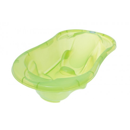 vanna anatomiskā COMFORT transparent green TegaBaby TG-011 vanna anatomiskā COMFORT transparent green TegaBaby TG-011