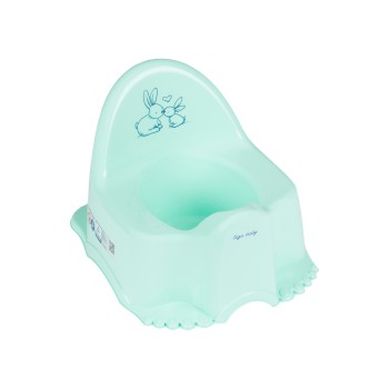 Bērnu podiņš ECO RABBITS green TegaBaby KR-007 Bērnu podiņš ECO RABBITS green TegaBaby KR-007