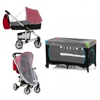 Moskītu tīkls balts XXL ratiņiem un ceļojumu gultai Akcija Moskītu tīkls balts XXL ratiņiem un ceļojumu gultai Akcija