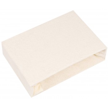 Palags frotē ar gumiju 120x60 cm ECRU (612)