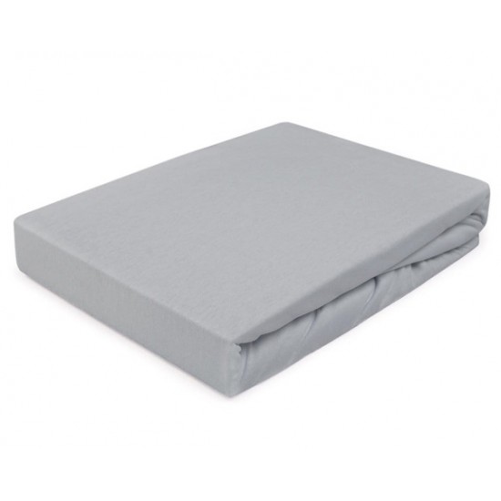 Palags trikotāžas mitrumnecaurlaidīgs 160x80 cm GREY (1050) Palags trikotāžas mitrumnecaurlaidīgs 160x80 cm GREY (1050)