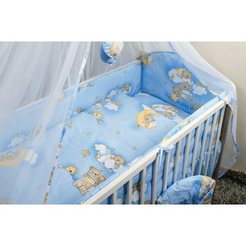 Apmale 360 cm BEARS&Ladders blue [A]