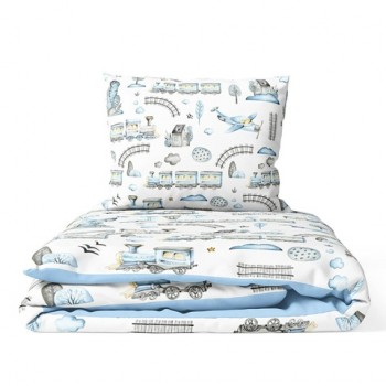 G/v komplekts TRAIN blue K-2P135 (sega,spilvens) [A]