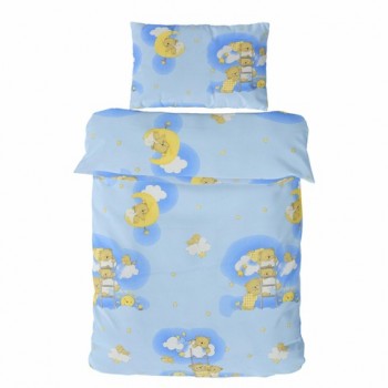 G/v komplekts BEARS&Ladders blue K-2P120 (sega,spilvens) [A]