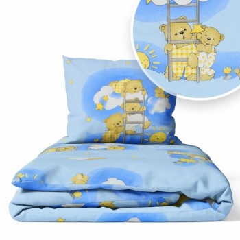 G/v komplekts BEARS&Ladders blue K-2P120 (sega,spilvens) [A]