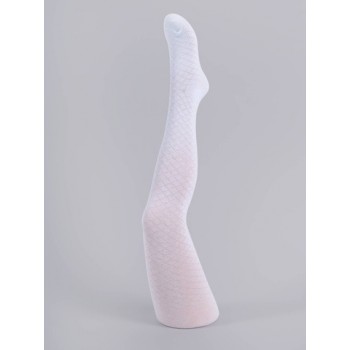 Zeķubikses žakarda, baltas 104-110 cm RAL-0006