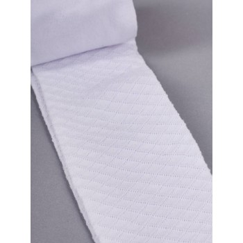 Zeķubikses žakarda, baltas 104-110 cm RAL-0006