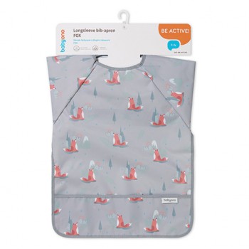 Priekšauts ar piedurknēm FOX BabyOno 1477/03 Priekšauts ar piedurknēm FOX BabyOno 1477/03