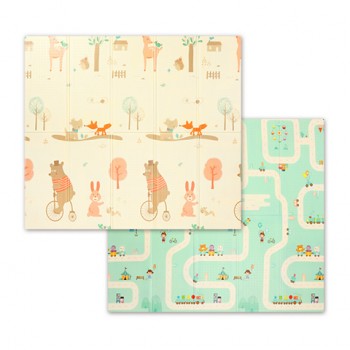 Saliekams izglītojošs paklājiņš 180x200 cm BabyOno 1480 Saliekams izglītojošs paklājiņš 180x200 cm BabyOno 1480