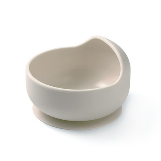 Silikona bļoda ar piesūcekni 1481/04 beige Silikona bļoda ar piesūcekni 1481/04 beige