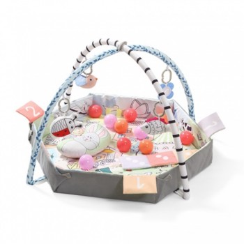 Attīstošais paklājiņš ar bumbiņām FUNNY FARM Babyono 1486 [A]