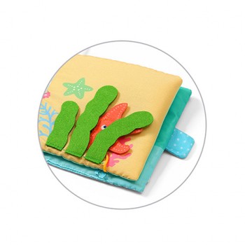 Mīkstā grāmatiņa SEA WORLD BabyOno 1532 Mīkstā grāmatiņa SEA WORLD BabyOno 1532