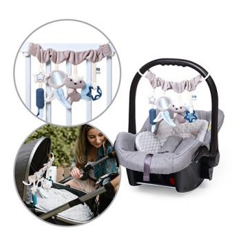 Piekarināma attīstošā rotaļlieta RACOON BabyOno 1579 Piekarināma attīstošā rotaļlieta RACOON BabyOno 1579