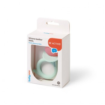 Silikona zobgrauznis SNAIL Babyono 1597/01 Silikona zobgrauznis SNAIL Babyono 1597/01