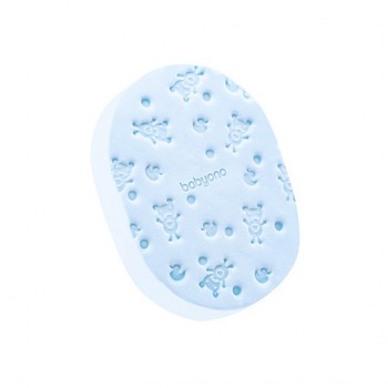Švammīte-sūklis vannošanai SUPER SOFT BabyOno 1640/02 blue Švammīte-sūklis vannošanai SUPER SOFT BabyOno 1640/02 blue