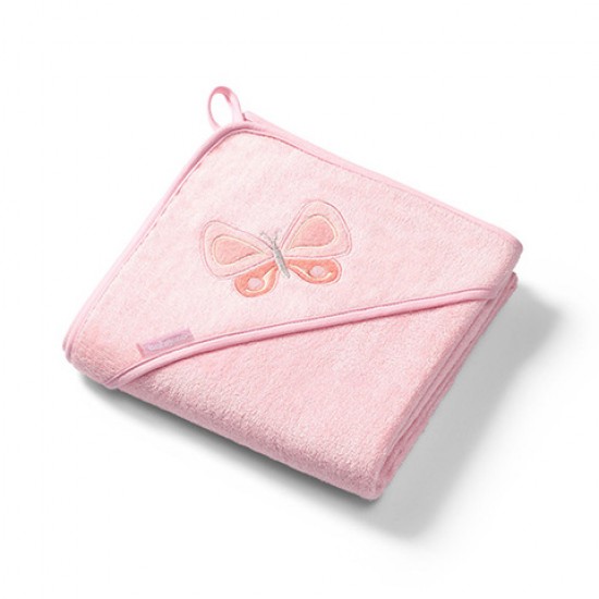 Bambusa dvielis ar kapuci 100x100 cm 346/04 pink [A]