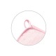 Bambusa dvielis ar kapuci 100x100 cm 346/04 pink [A]