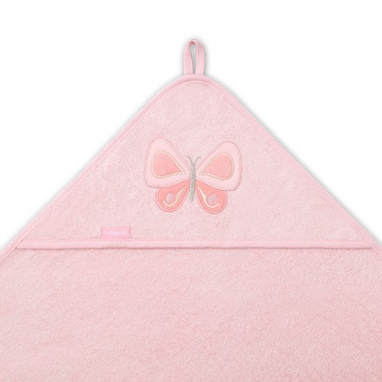Bambusa dvielis ar kapuci 100x100 cm 346/04 pink [A]