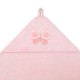 Bambusa dvielis ar kapuci 100x100 cm 346/04 pink [A]