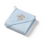 Bambusa dvielis ar kapuci 100x100 cm 346/05 blue [A]