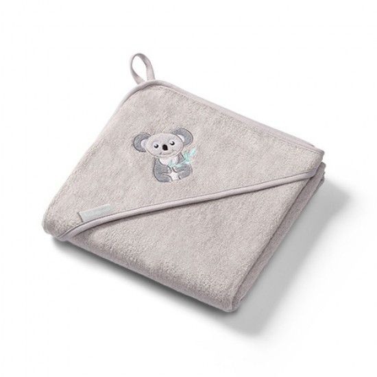 Bambusa dvielis ar kapuci 100x100 cm 346/06 grey [A]