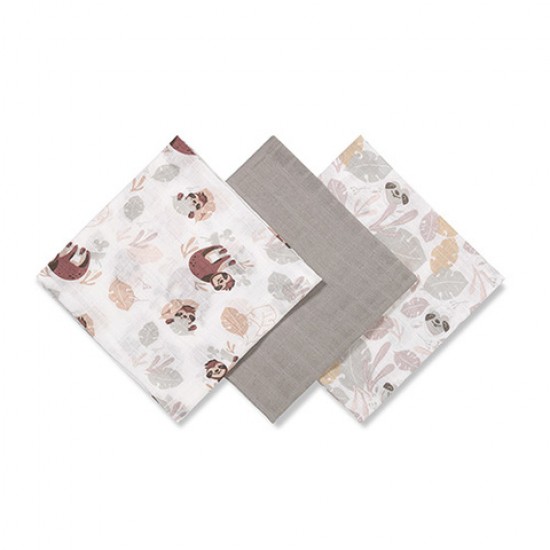 Muslīna autiņu komplekts SUPER SOFT (3 gab.) 348/10 grey Muslīna autiņu komplekts SUPER SOFT (3 gab.) 348/10 grey