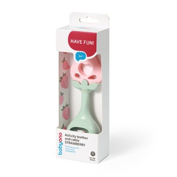 Zobu graužamais ar grabuli STRAWBERRY 499/03 Zobu graužamais ar grabuli STRAWBERRY 499/03
