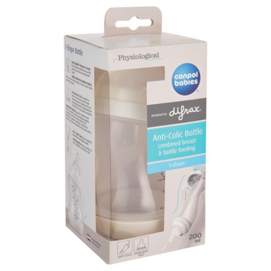 Pudele S-SHAPE Anti-Colic 200 мл 24/201 [A]