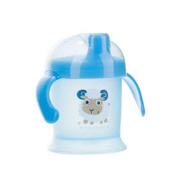 Mācību krūze neizlīstošā BUNNY&Co 31/300 blue Mācību krūze neizlīstošā BUNNY&Co 31/300 blue