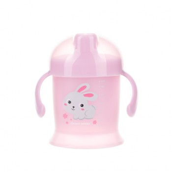 Mācību krūze neizlīstošā BUNNY&Co 31/300 pink Mācību krūze neizlīstošā BUNNY&Co 31/300 pink