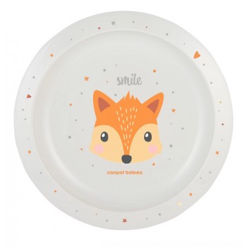 Šķivis plastmasas CUTIE ANIMALS 4/411 orange Šķivis plastmasas CUTIE ANIMALS 4/411 orange