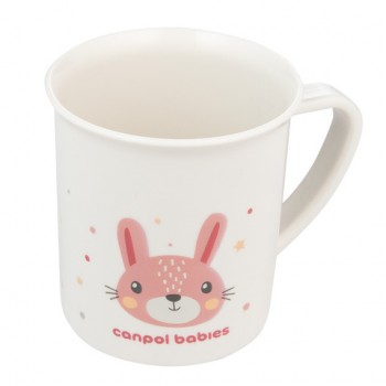 Plastmasas krūzīte PINK RABBIT 04/413