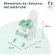 WC sēdeklis ar pakāpienu Thermobaby 25597 mint [A]