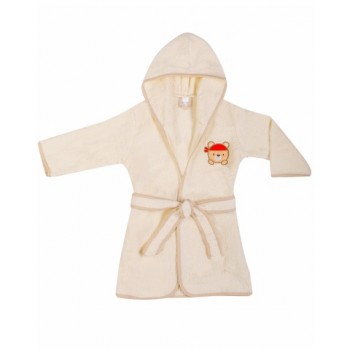 Halāts frotē Beige Bear 104/110 cm (44689) [A]