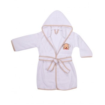 Halāts frotē White Dog 104/110 cm (44689) [A]