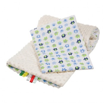 Sega 75x100+spilvens 35x30 BLUE ELEPHANTS BOC0081 Sega 75x100+spilvens 35x30 BLUE ELEPHANTS BOC0081