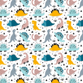 Autiņš flaneļa ar vaskadrānu DINOS 50x70 cm (1173)