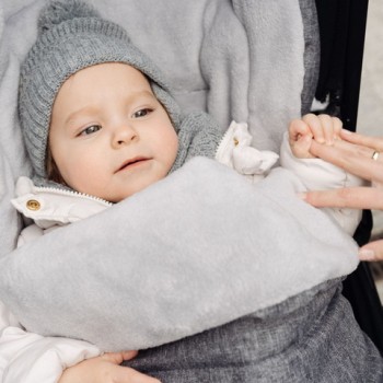 Guļammaiss Zaffiro iGROW 2.0 Plush melange grey SW20-M009 [A]