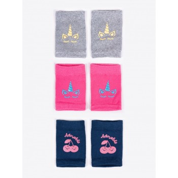 Ceļu aizsargi ar ABS SNA-0002 GIRL (1 pāris)