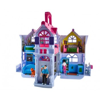 Leļļu māja-čemodāniņš ar aksesuāriem 22612 [A]