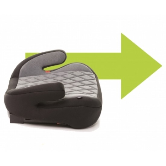 Autosēdeklis HI-FIX graphite I-SIZE 125-150 cm 4BABY [A]